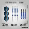 RED DRAGON Gerwyn Price Iceman Originals 23 Gram Professional Tungsten Darts Set with Flights and Stems view 2