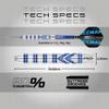 RED DRAGON Gerwyn Price Iceman Originals 23 Gram Professional Tungsten Darts Set with Flights and Stems view 4