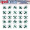 Sportdecals Monster Block 3/4" Award Decals (Forest on White) view 1