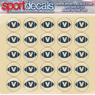 Sportdecals Victory 3/4" Award Decals (Navy Blue)