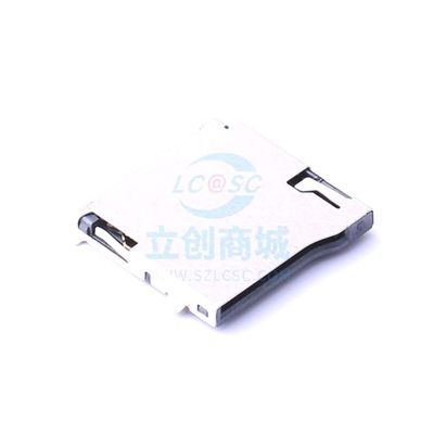 10 Pcs TF-Card External Welding self-Elastic Buckle, no Shrapnel Gold-Plated SD Card Connector SMD Card Holder XKTF-N02-G