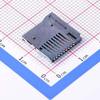 10 Pcs TF-Card External Welding self-Elastic Buckle, no Shrapnel Gold-Plated SD Card Connector SMD Card Holder XKTF-N02-G view 2