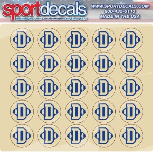 Sportdecals Defense 3/4" Award Decals (Royal Blue)