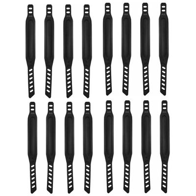 Exercise Bike Pedal Straps (Pair) - Extra Long - Compatible with LifeCycle Bikes (8 Pair)
