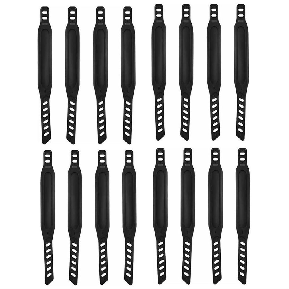Exercise Bike Pedal Straps (Pair) - Extra Long - Compatible with LifeCycle Bikes (8 Pair)