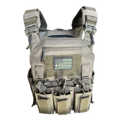 Redemption Crusader 2.0 Molle Quick Release Buckles Airsoft Vest with Adjustable Size Sides (Ranger Green)