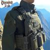 Redemption Crusader 2.0 Molle Quick Release Buckles Airsoft Vest with Adjustable Size Sides (Ranger Green) view 3