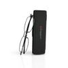 Microvision Flat Folding Reading Glasses, Gunmetal Frame, 1x Magnification For Women and Men, Compact, Portable, Durable view 1