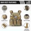 Crusader 2.0 Airsoft Vest with Quick Release Buckles (OCP Camo) view 2