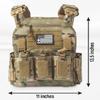 Crusader 2.0 Airsoft Vest with Quick Release Buckles (OCP Camo) view 3