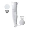 1 Pair Nxtrnd Compression Arm Sleeves for Men, Breathable Football, Basketball, Baseball Accessory, Adult & Kids (Large, White) view 3