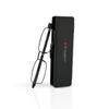 Microvision Flat Folding Reading Glasses, Black Frame, 1.5x Magnification For Women and Men, Compact, Portable, Durable view 1