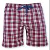 Hanes Mens 2-Pack Woven Pajama Shorts  Breathable Stretch Lounge Bottoms for Warm Weather, Red/Black, Large view 2