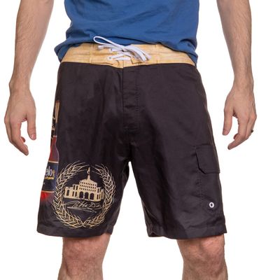 Calhoun Mens Modelo Negra Defies Expectations Boardshort (Small) Black