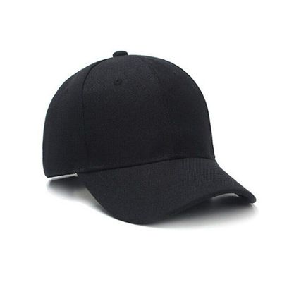 Boolavard Baseball Cap Adjustable Size for Running Workouts and Outdoor Activities All Seasons (Black)