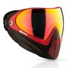 Dye I4 PRO Thermal Paintball Mask Goggles - Meltdown (Black/Red) view 1