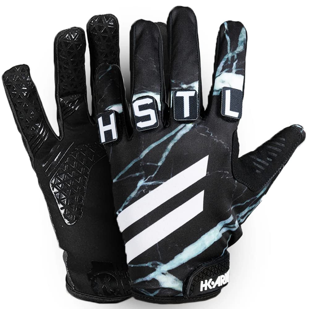 HK Army Freeline Knucklez Customizable Paintball Gloves - Marble - Large