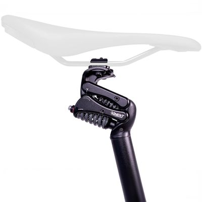 Kinekt Bike Suspension Seatpost, LR Lightweight Aluminum Alloy Seat Post for Road, Gravel and E-Bikes, Adjust to Weight and Riding Style, Quick and Easy Set-up (27.2mm diameter, 420mm seatpost length)