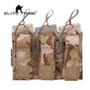 Emerson 5.56 Pistol Triple Open Top Magazine Pouch Combat Molle MAG Pouch (Multicam Arid) view 2