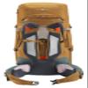 Deuter Aircontact Core 50+10L Hiking Backpack - Almond-Teal view 3