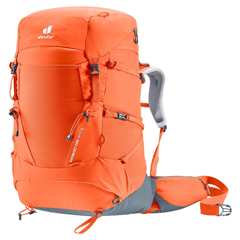 Deuter Women's Aircontact Core 45+10L SL Hiking Backpack - Paprika-Graphite
