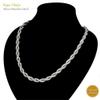 INFINIQUE CREATIONS Stainless Steel Silver Rope Chain Bracelet Necklace Men Women 2mm to 8mm (28, 4mm, Silver) view 4