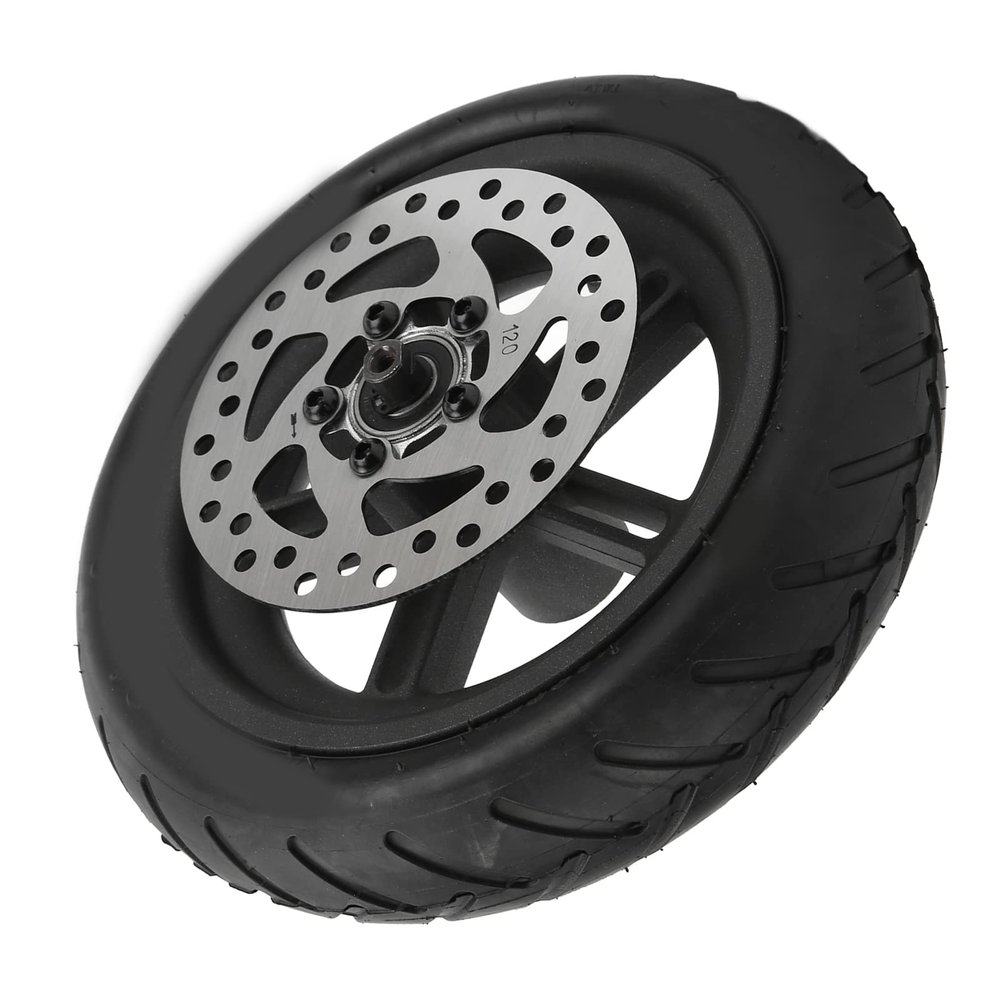 Scooter Pneumatic Tire Rear Wheel, 8.5 Inch Pneumatic Tire Rear Wheel 120mm Brake Disk for M365 PRO PRO2
