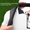 BIG TEETH Golf Bag Strap,Adjustable Padded Bag Strap Replacement,Golf Double Shoulder Bag Straps with 4Pcs Rotate Hooks (Red and Black) view 4