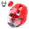 Tutoing Kids Adults Taekwondo Helmet Karate Headgear with Removable PC Face Shield Eva High-Density Foam Multiple Vents for Sparring Grappling Muay Thai Kickboxing MMA Karate Taekwondo Training view 1