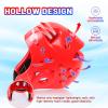 Tutoing Kids Adults Taekwondo Helmet Karate Headgear with Removable PC Face Shield Eva High-Density Foam Multiple Vents for Sparring Grappling Muay Thai Kickboxing MMA Karate Taekwondo Training view 3