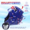 Tutoing Kids Adults Taekwondo Helmet Karate Headgear with Removable PC Face Shield Eva High-Density Foam Multiple Vents for Sparring Grappling Muay Thai Kickboxing MMA Karate Taekwondo Training view 2