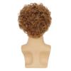 Beweig Mens Short Curly Light Brown Wig with Bang Synthetic Cosplay Halloween Costume Party Natural Hair Wig view 4