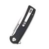 Sitivien ST126 Folding Knife,D2 Satin Blade+G10 Handles,Liner Lock,Deep Carry Pocket Clip for Outdoor and EDC(Black) view 4