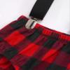 Alvivi Baby Boys Girls Outfit Y-Shape Plaid Suspender Bloomers Bow Tie for Cake Smash Birthday Party Red 6-9 Months view 4