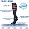 CHARMKING Compression Socks for Women & Men Circulation (3 Pairs) 15-20 mmHg is Best Athletic for Running, Flight Travel, Support, Cycling, Pregnant - Boost Performance, Durability (S/M, Multi 50) view 4