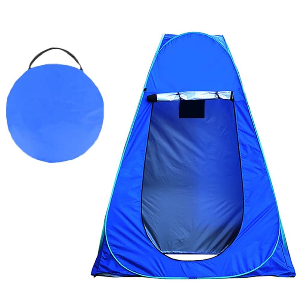 Outdoor Portable Shower Tent, Pop up Changing Tent, Camping Shower Tent, Indoor and Outdoor Folding Tents, Suitable for Hiking and Beach awnings, Picnic Fishing, etc. (Blue)
