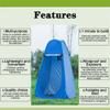 Outdoor Portable Shower Tent, Pop up Changing Tent, Camping Shower Tent, Indoor and Outdoor Folding Tents, Suitable for Hiking and Beach awnings, Picnic Fishing, etc. (Blue) view 3