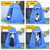 Outdoor Portable Shower Tent, Pop up Changing Tent, Camping Shower Tent, Indoor and Outdoor Folding Tents, Suitable for Hiking and Beach awnings, Picnic Fishing, etc. (Blue) view 4