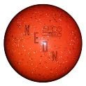 BuyBocceBalls - EPCO Candlepin Bowling Balls - Neon Speckled -Orange (4 1/2 inch- 2lbs. 6oz.) - Single - Made in USA
