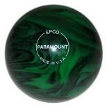 BuyBocceBalls - EPCO Candlepin Bowling Balls - Marbleized Glow - Green & Black (4 1/2 inch- 2lbs.6oz.) - Single - Made in USA