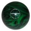 BuyBocceBalls - EPCO Candlepin Bowling Balls - Marbleized Glow - Green & Black (4 1/2 inch- 2lbs.6oz.) - Single - Made in USA view 1