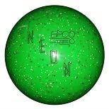 BuyBocceBalls - EPCO Candlepin Bowling Balls - Neon Speckled - Green (4 1/2 inch- 2lbs.6oz.) - Single - Made in USA