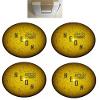 BuyBocceBalls - EPCO Candlepin Bowling Balls - Neon Speckled - Yellow (4 1/2 inch- 2lbs. 6oz.) - 4 Balls - Made in USA view 3
