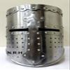 Nautical Replica Hub Medieval Helmet Templar Crusader Knights Halloween Helmet | Wearable |Medieval Costumes | Free Stand view 3