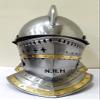 Medieval European Closed Helmet Knights Armor Helmet Roman Burgonet Halloween Helmet Silver Finish view 2