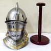 Medieval European Closed Helmet Knights Armor Helmet Roman Burgonet Halloween Helmet Silver Finish view 3