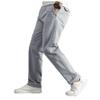 WZIKAI Mens Cargo Pants,Elastic Waist Sweatpants for Men Casual Long Trousers Light Jogger Pants Light Gray 2XL view 1