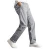 WZIKAI Mens Cargo Pants,Elastic Waist Sweatpants for Men Casual Long Trousers Light Jogger Pants Light Gray 2XL view 3