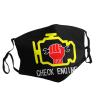 Check Engine Light Mechanic Auto Repair Face Mask for Men Women Windproof Dustproof and Anti-Pollution Face Cover Reusable and Washable Cloth Face Cover 1 Masks view 2