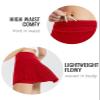baleaf Women's Pleated Tennis Skirts High Waisted Lightweight Athletic Golf Skorts Skirts with Shorts Pockets Red XX-Large view 4